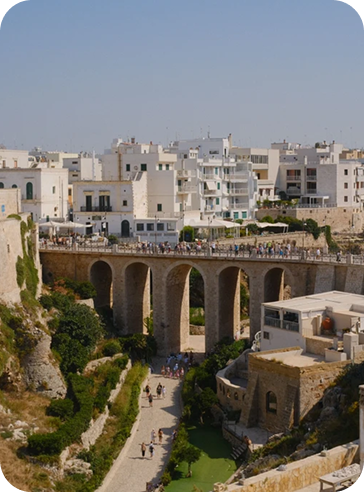 Polignano a Mare cliffside view